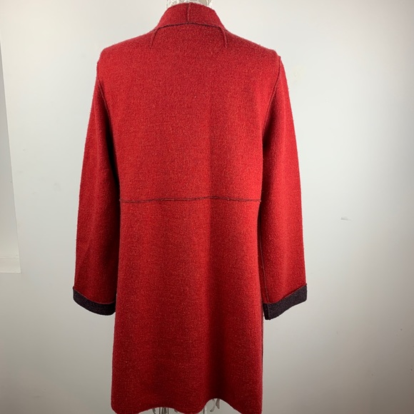 🎉SOLD🎉 Eileen Fisher Medium Long Jacket Cardigan - Picture 3 of 8